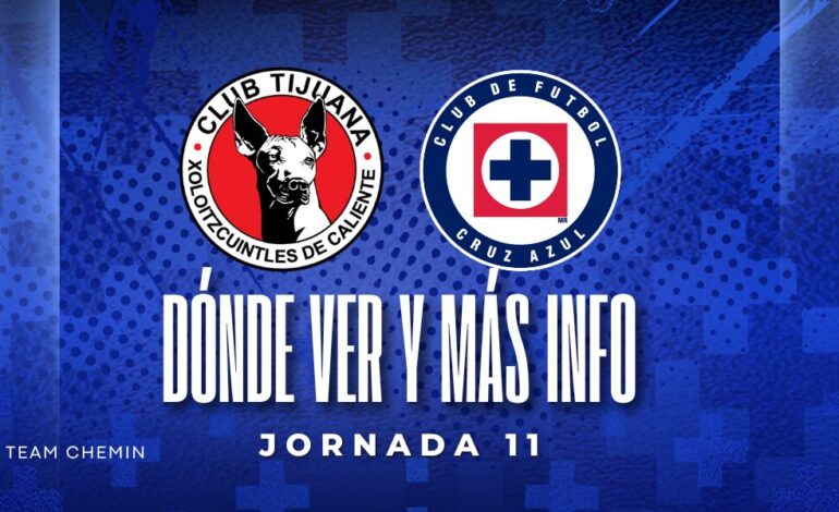 Tijuana vs Cruz Azul: d贸nde ver en 馃嚥馃嚱 y 馃嚭馃嚫: el duelo que despide a Jes煤s Corona